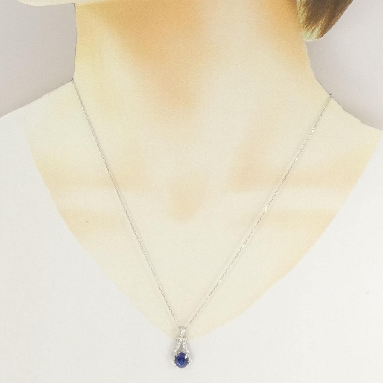 PT900/PT850 サファイヤ ネックレス 1.61CT