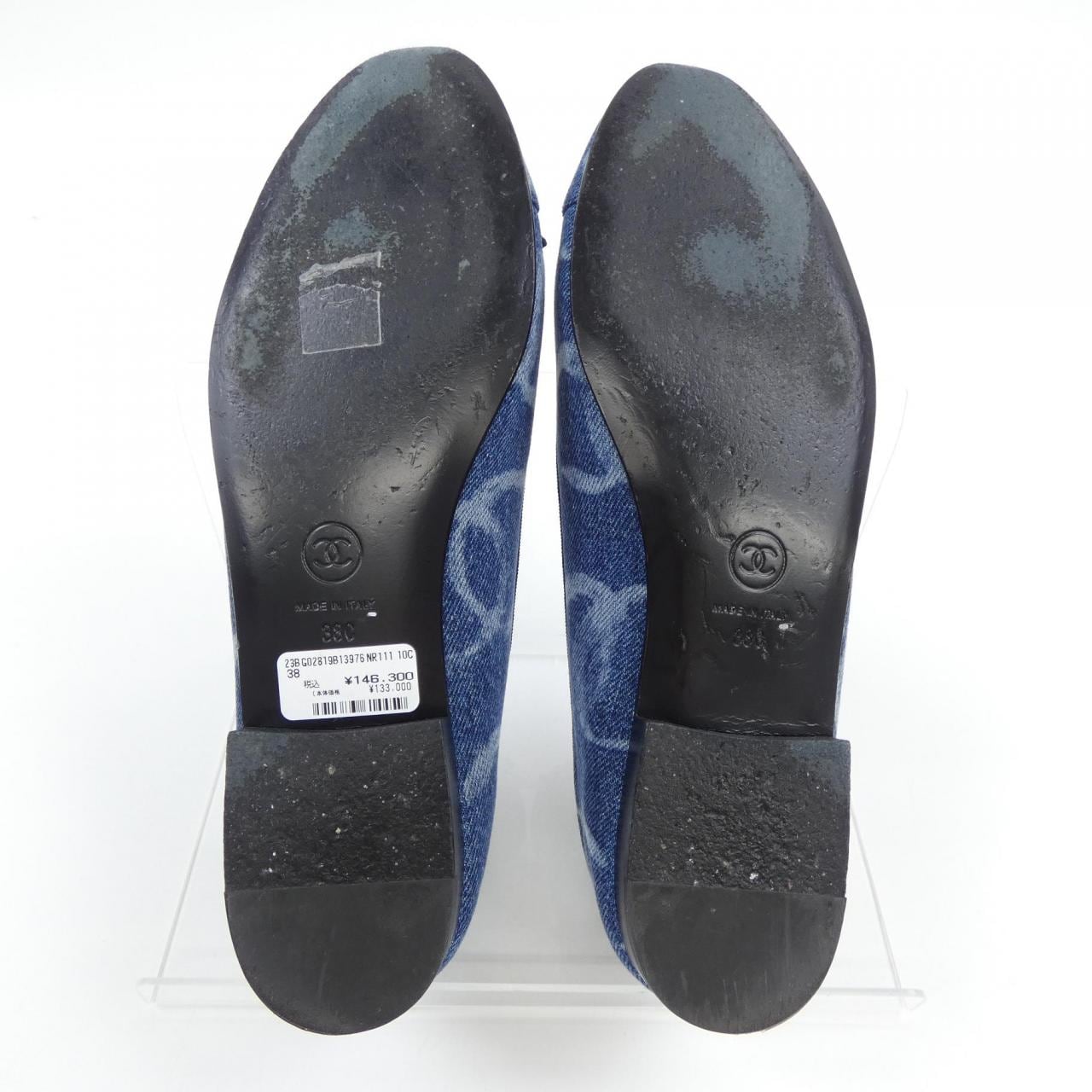 シャネル CHANEL バレリーナ G02819B13976 フラットシューズ