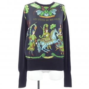 【ヴィンテージ】エルメス HERMES LES FETES DU ROI SOLEIL ツイルレーヌ. ニット