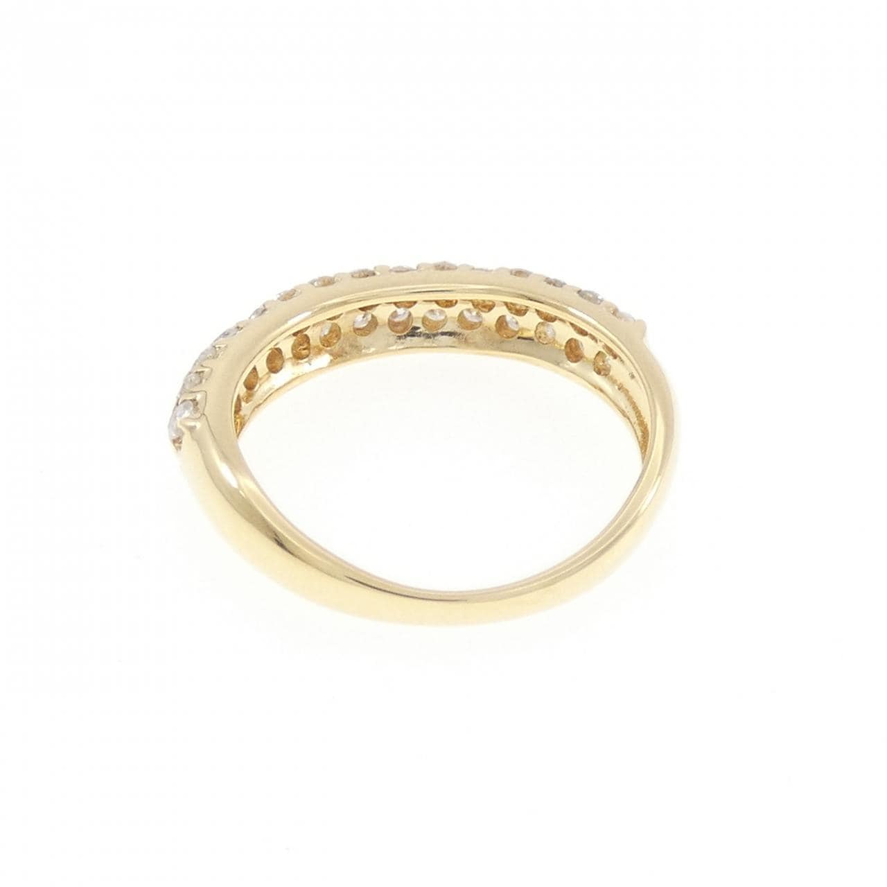 K18YG ダイヤモンド ピンキーリング 0.30CT