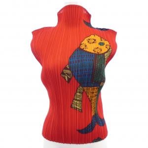 【ヴィンテージ】プリーツプリーズ PLEATS PLEASE 2003 魚 フィッシュ PP33-JK632 7558063 トップス