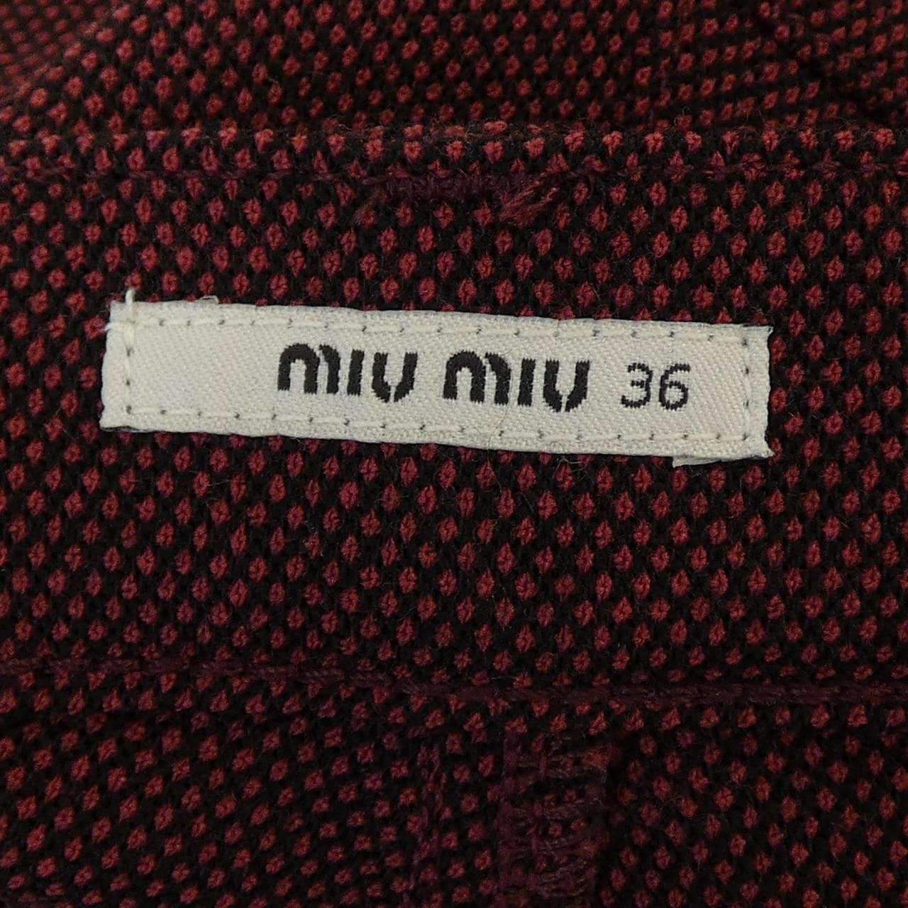 ミュウミュウ MIU MIU MP867 パンツ