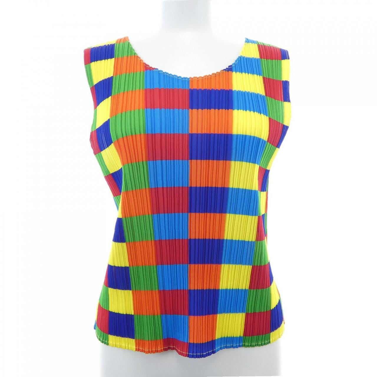 【ヴィンテージ】プリーツプリーズ PLEATS PLEASE 2001 マルチカラー PP14-JK341 トップス
