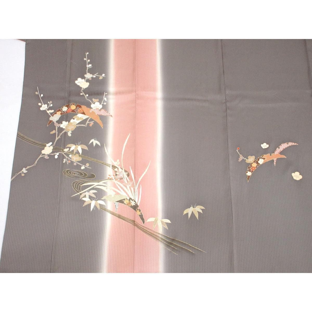 訪問着　友禅金彩加工　ボカシ染