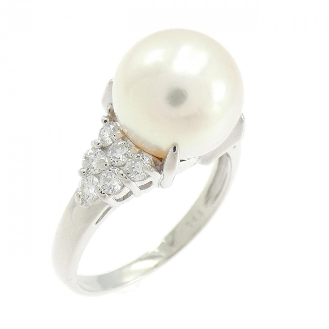 PT900 白蝶パール リング 9.9mm