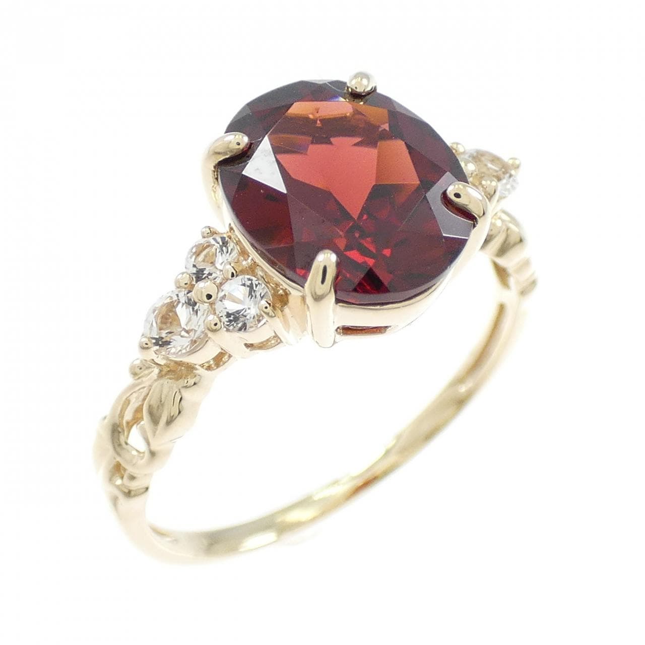 K10YG ガーネット リング