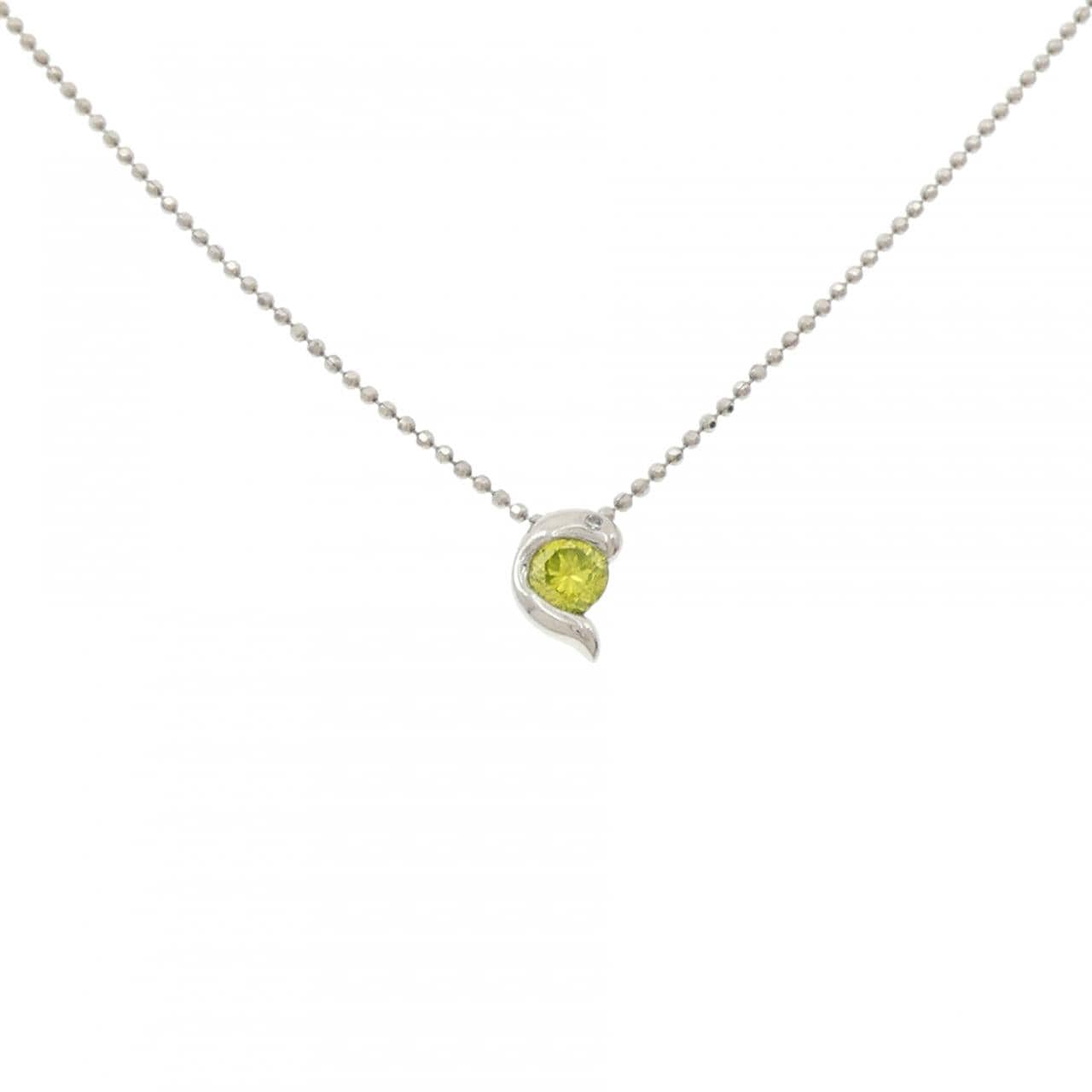 PT900/PT850 ダイヤモンド ネックレス 0.246CT