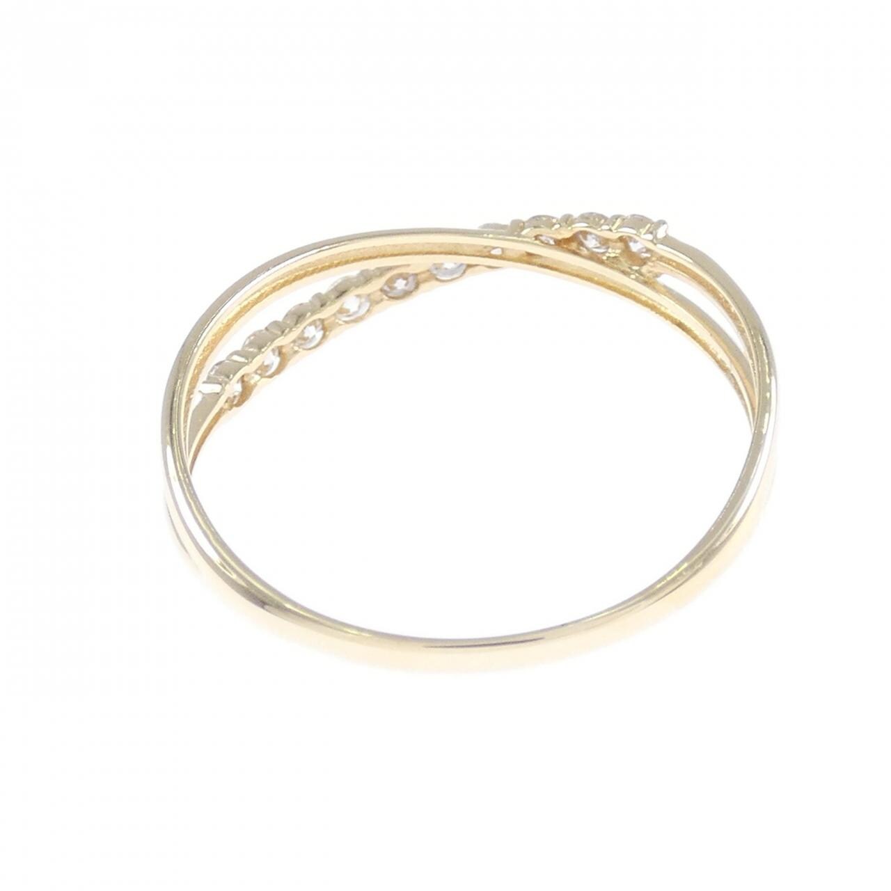 【新品】K18YG ダイヤモンド リング 0.20CT