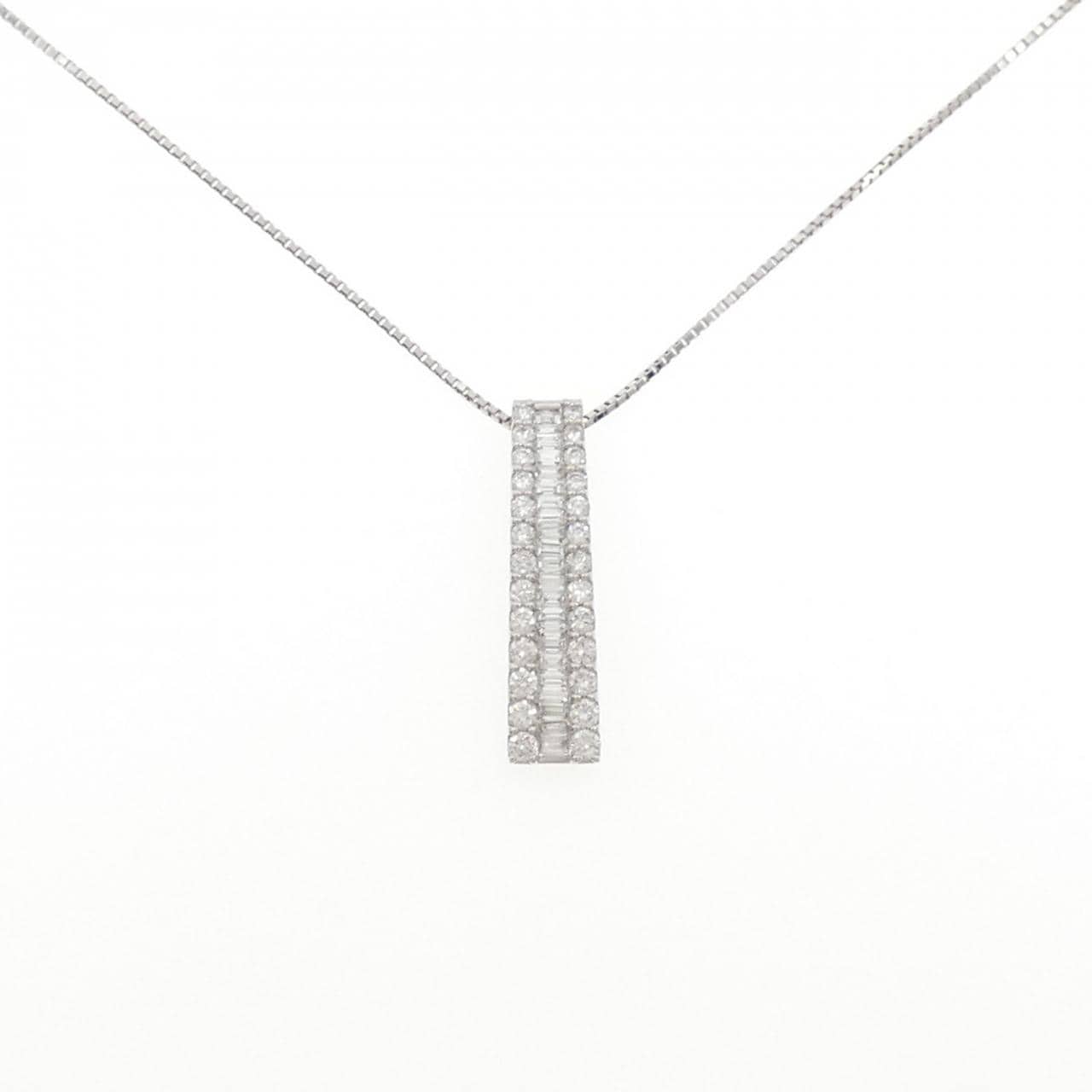 PT900/PT850 ダイヤモンド ネックレス 1.55CT