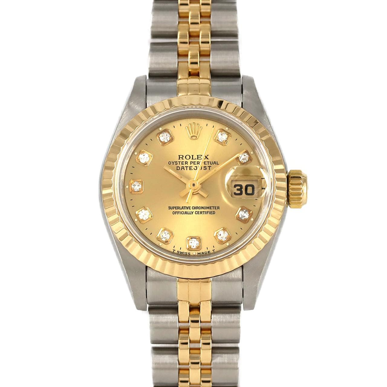 ロレックス デイトジャスト 69173G SSxYG 自動巻 W番