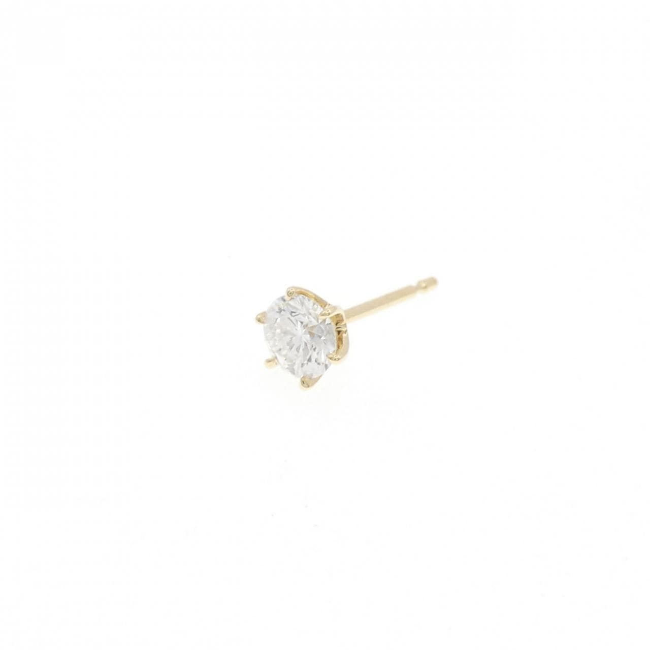 【リメイク】K18YG/ST ダイヤモンド ピアス 0.315CT D VS2 VG 片耳