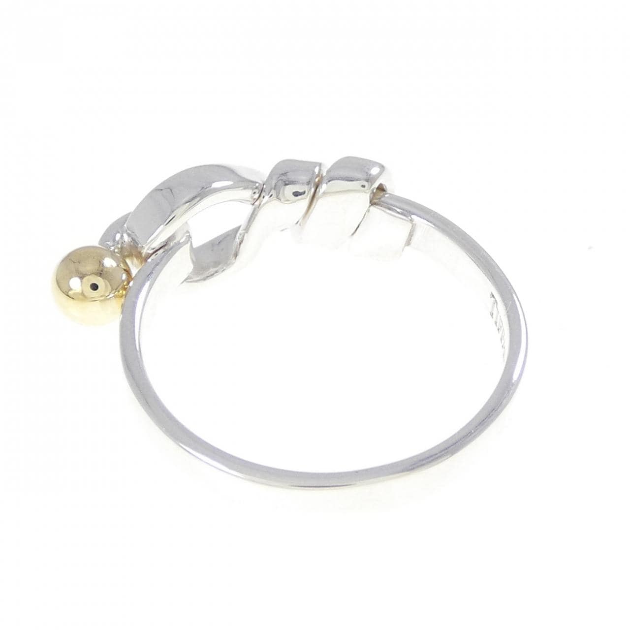 【ヴィンテージ】ティファニー フラットワイヤーラブノット リング