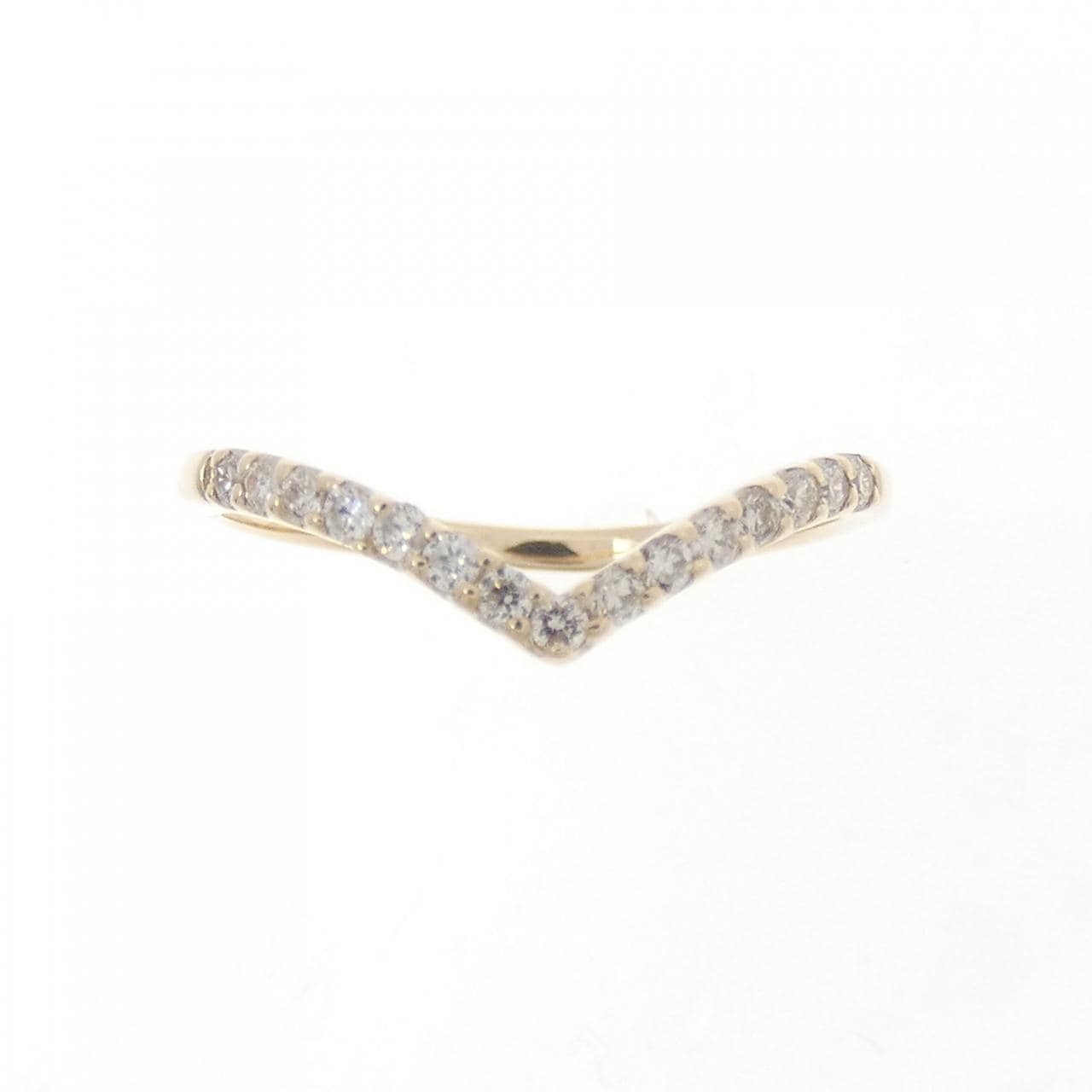 K10YG ダイヤモンド リング 0.10CT