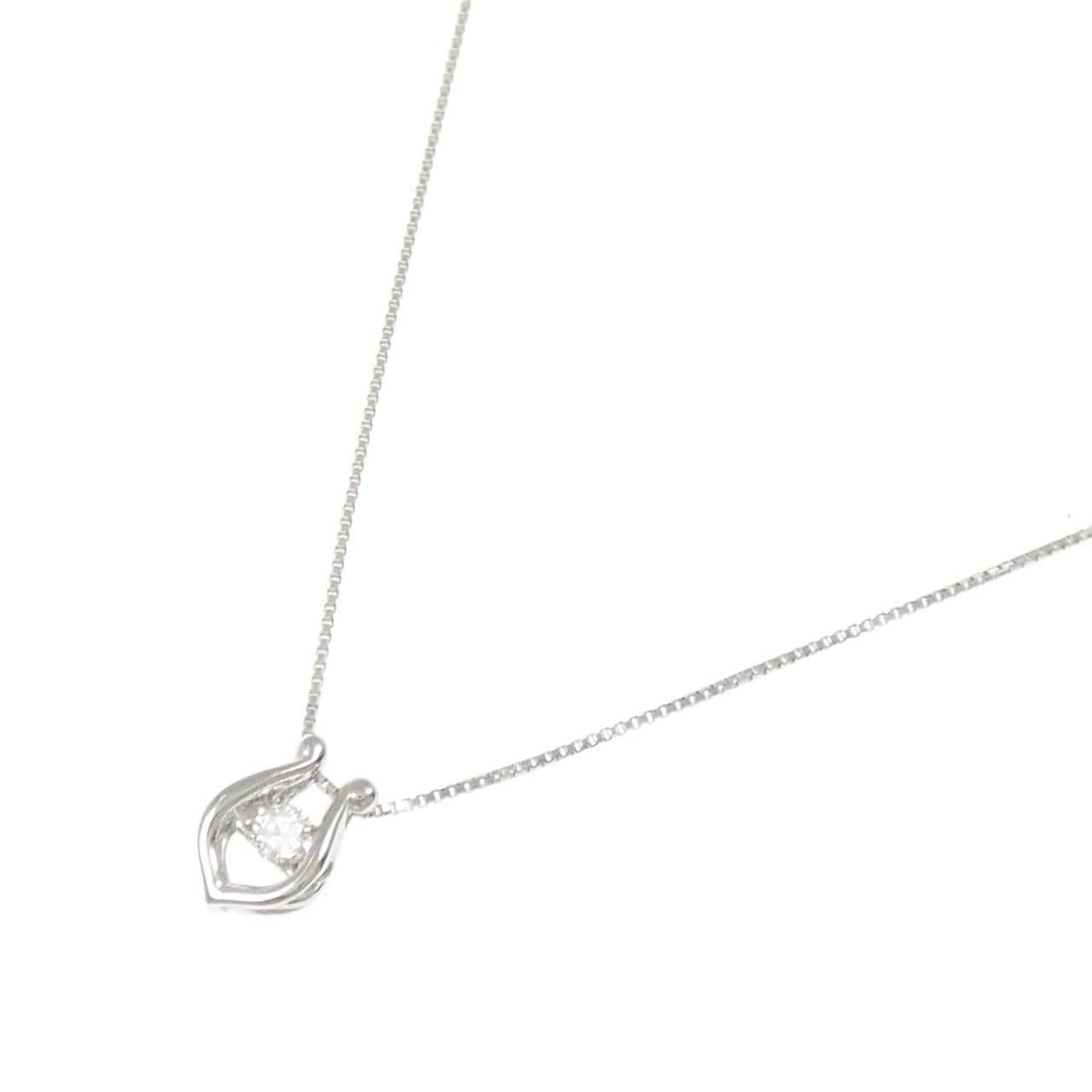 PT900/PT850 ダイヤモンド ネックレス 0.06CT