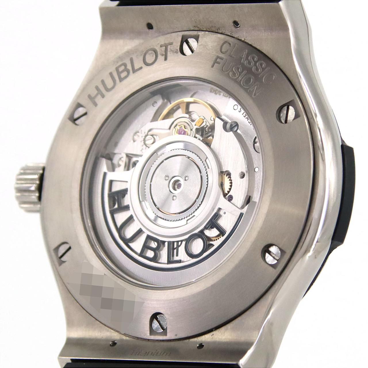 【ノーメンテナンス還元価格】ウブロ クラシックフュージョンチタニウムレーシンググレー 542.NX.7071.LR TI 自動巻