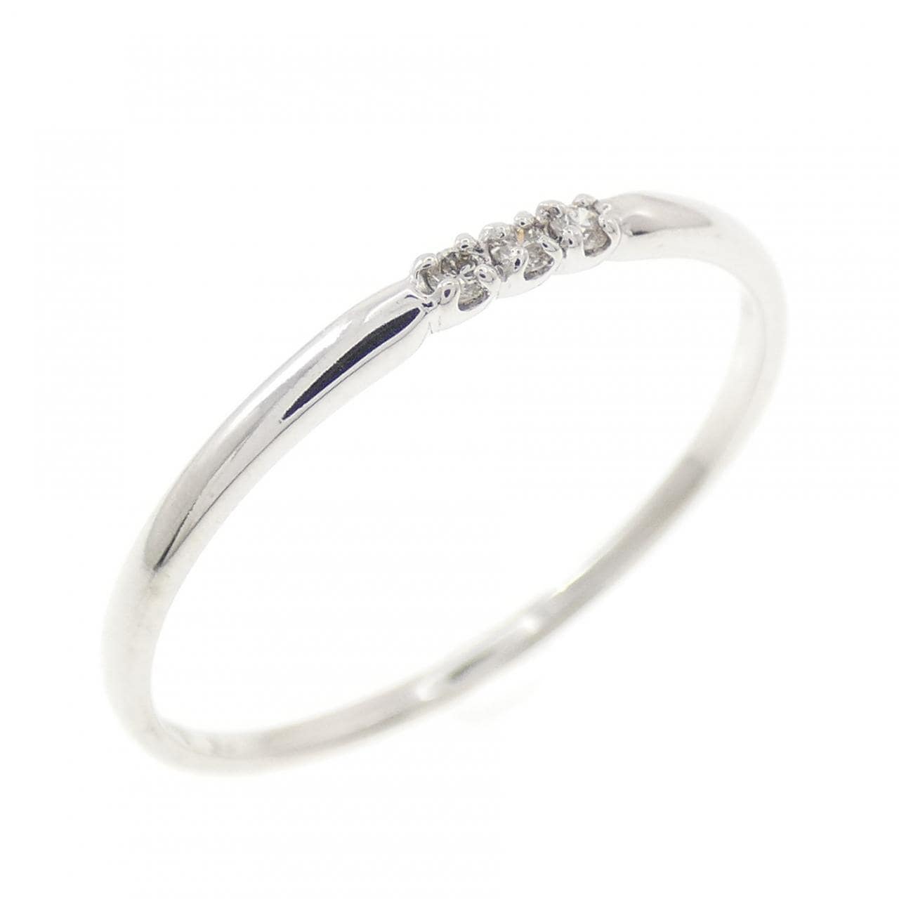 K18WG ダイヤモンド リング 0.03CT