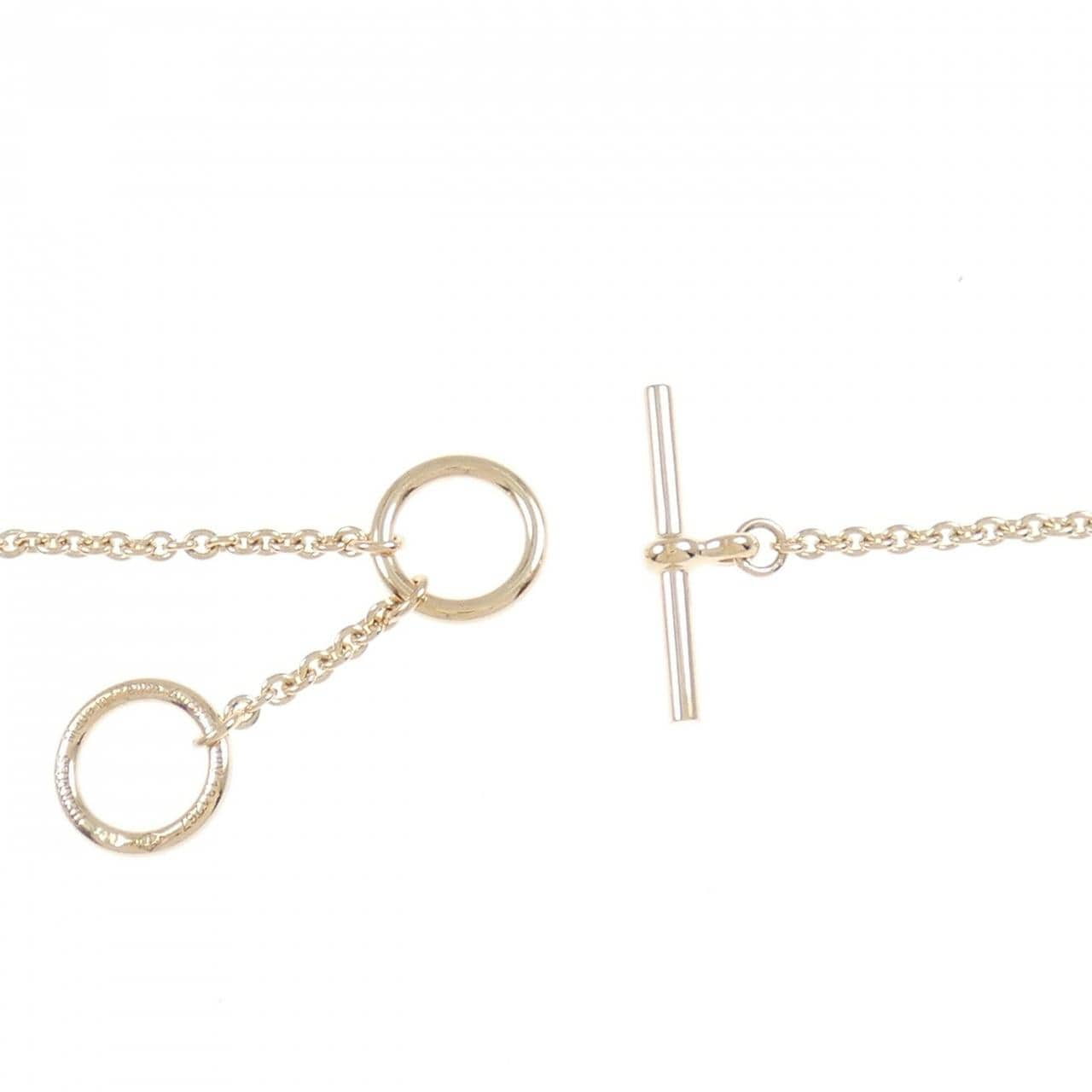 HERMES Chaine d&#39;Ancre Mini Punk Necklace