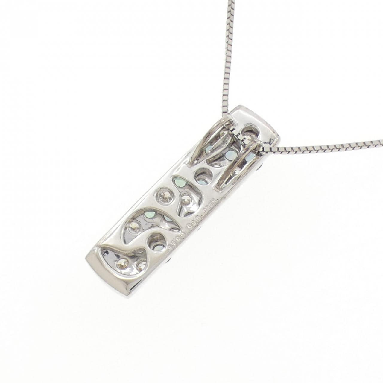 K18WG アレキサンドライト ネックレス 0.60CT