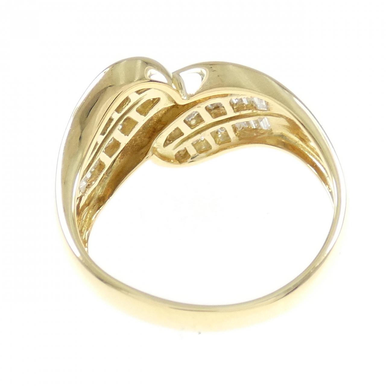 K18YG ダイヤモンド リング 0.50CT