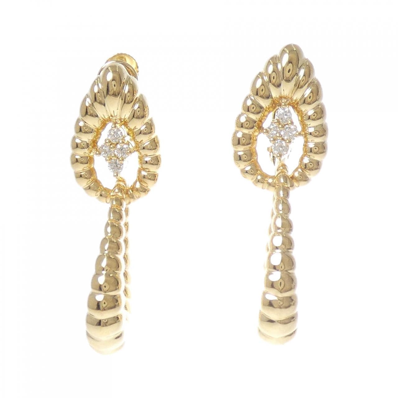 ジュネ ダイヤモンド イヤリング 0.27CT