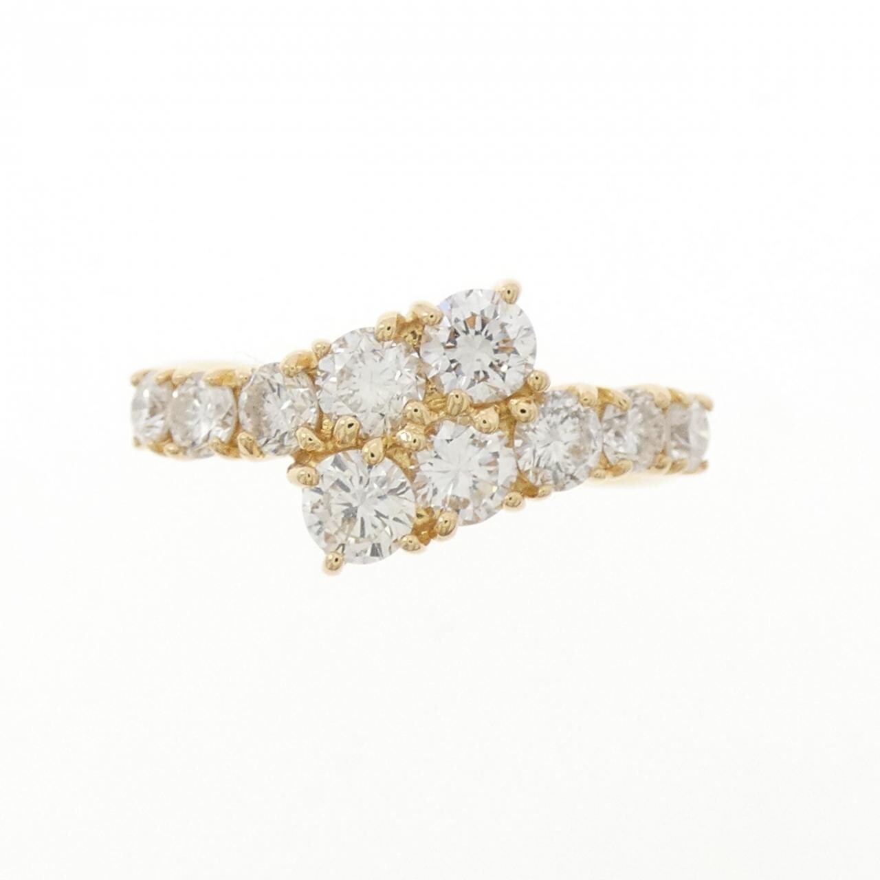 K18YG ダイヤモンド リング 1.05CT