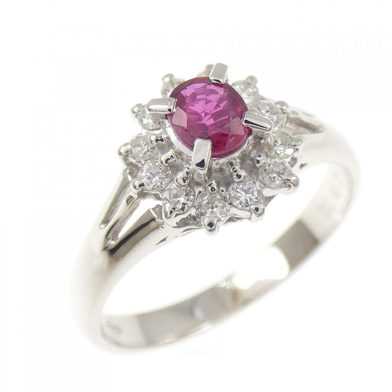 PT850 ルビー リング 0.25CT