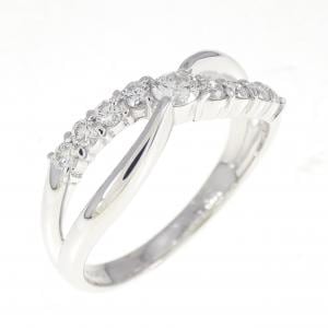 K18WG ダイヤモンド リング 0.10CT