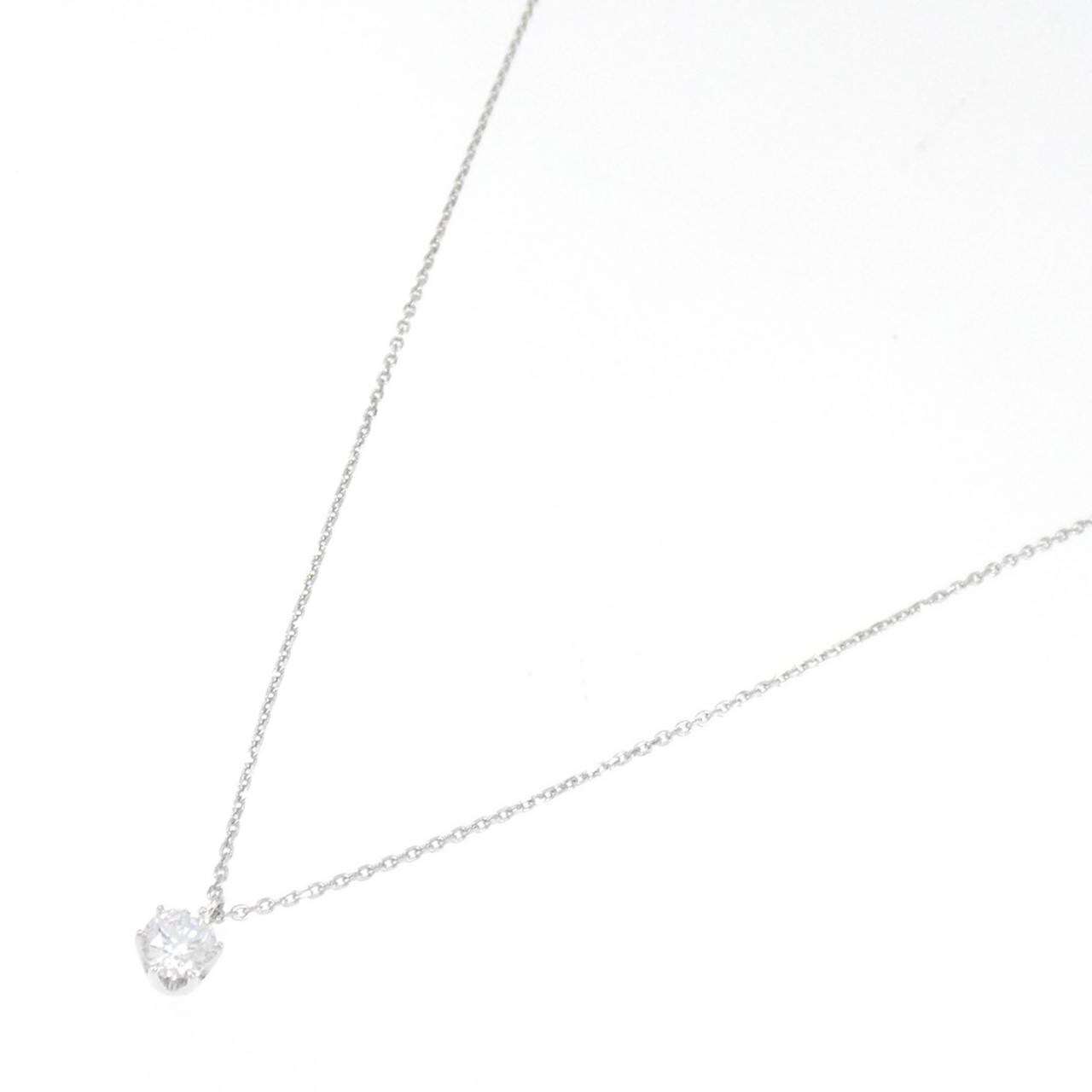 【新品】PT900/PT850 ダイヤモンド ネックレス 0.217CT D SI1 VG