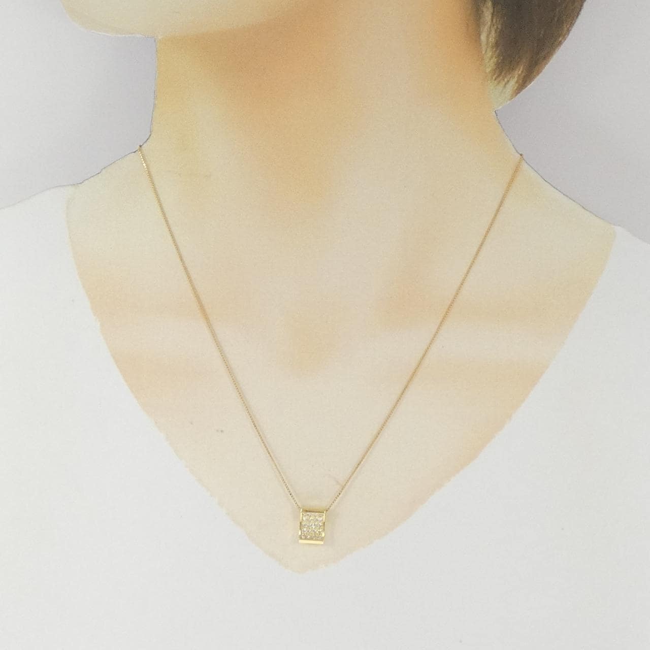 K18YG ダイヤモンド ネックレス 0.25CT