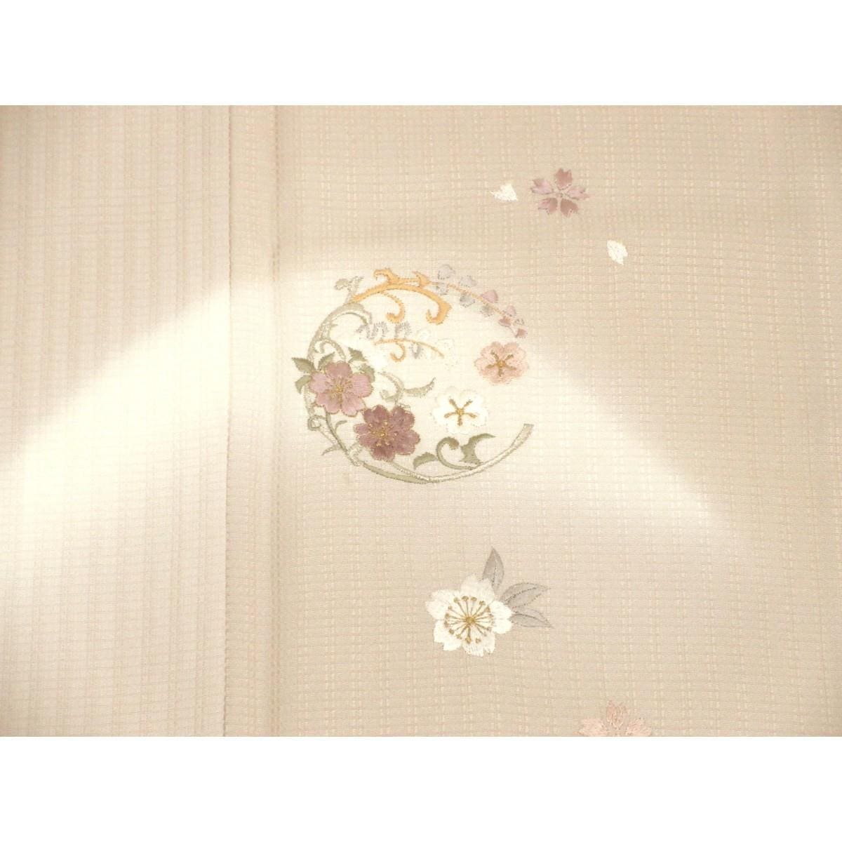 訪問着　刺繍入りボカシ染