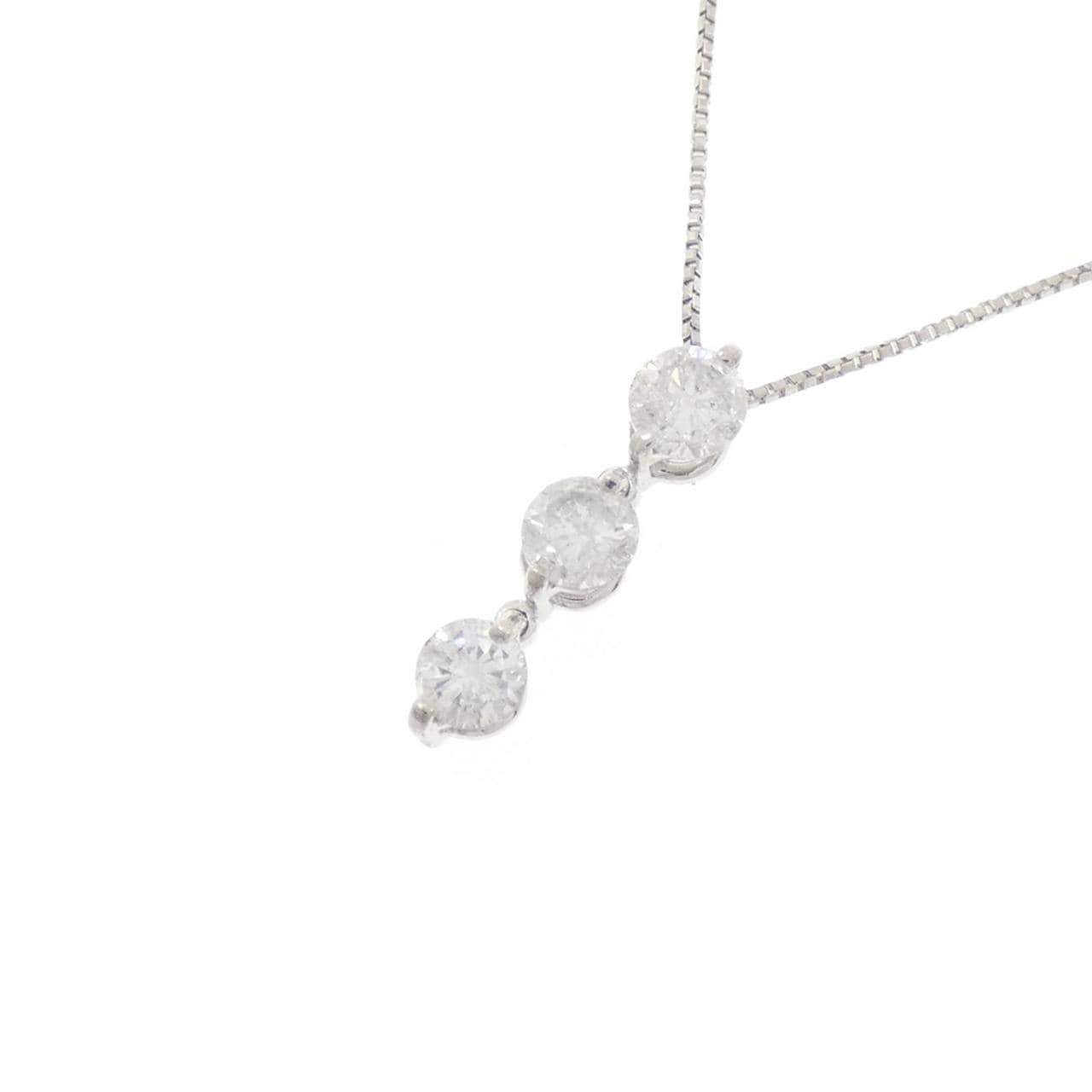 PT900/PT850 ダイヤモンド ネックレス 0.50CT