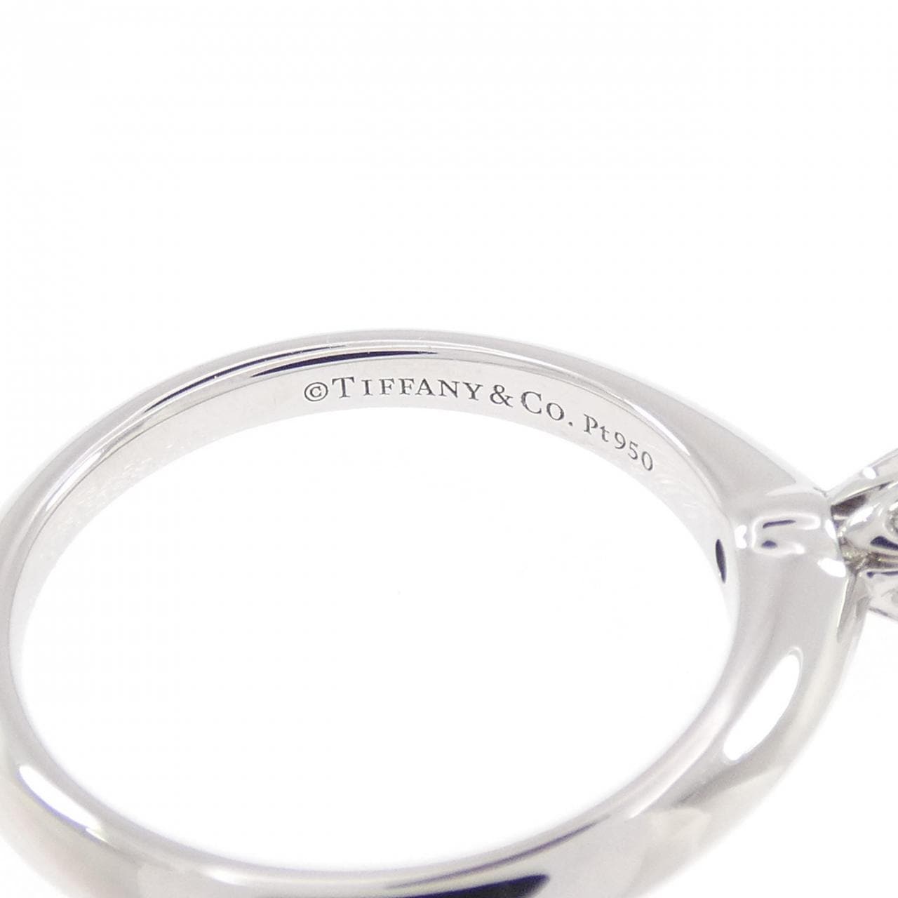 ティファニー クラシックソリティア リング 0.23CT I VS1 3EXT