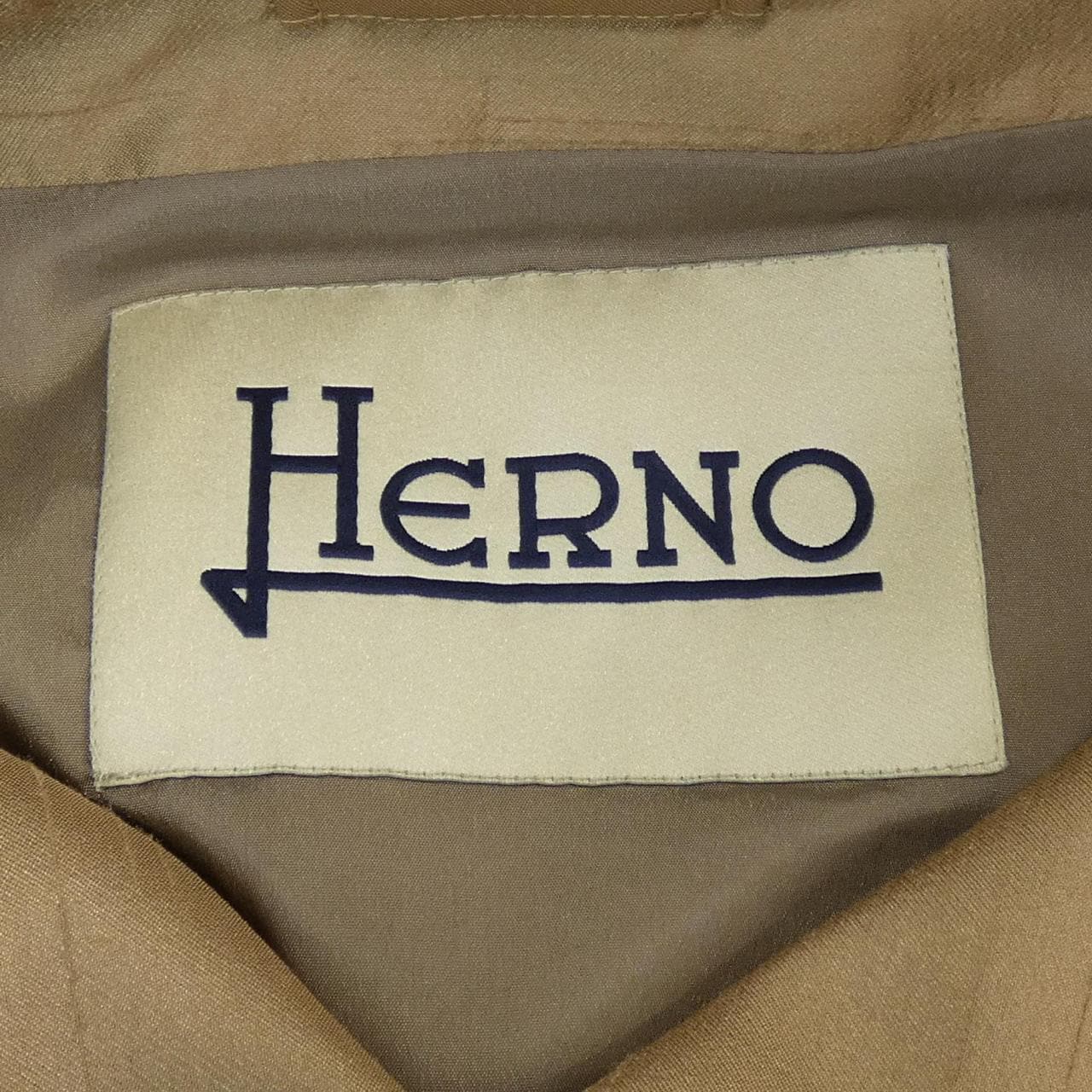 Herno collarless jacket