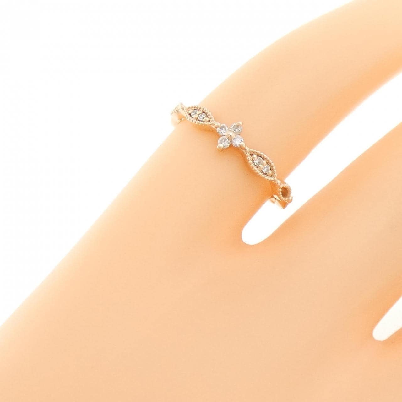 クミキョク ダイヤモンド ピンキーリング 0.04CT