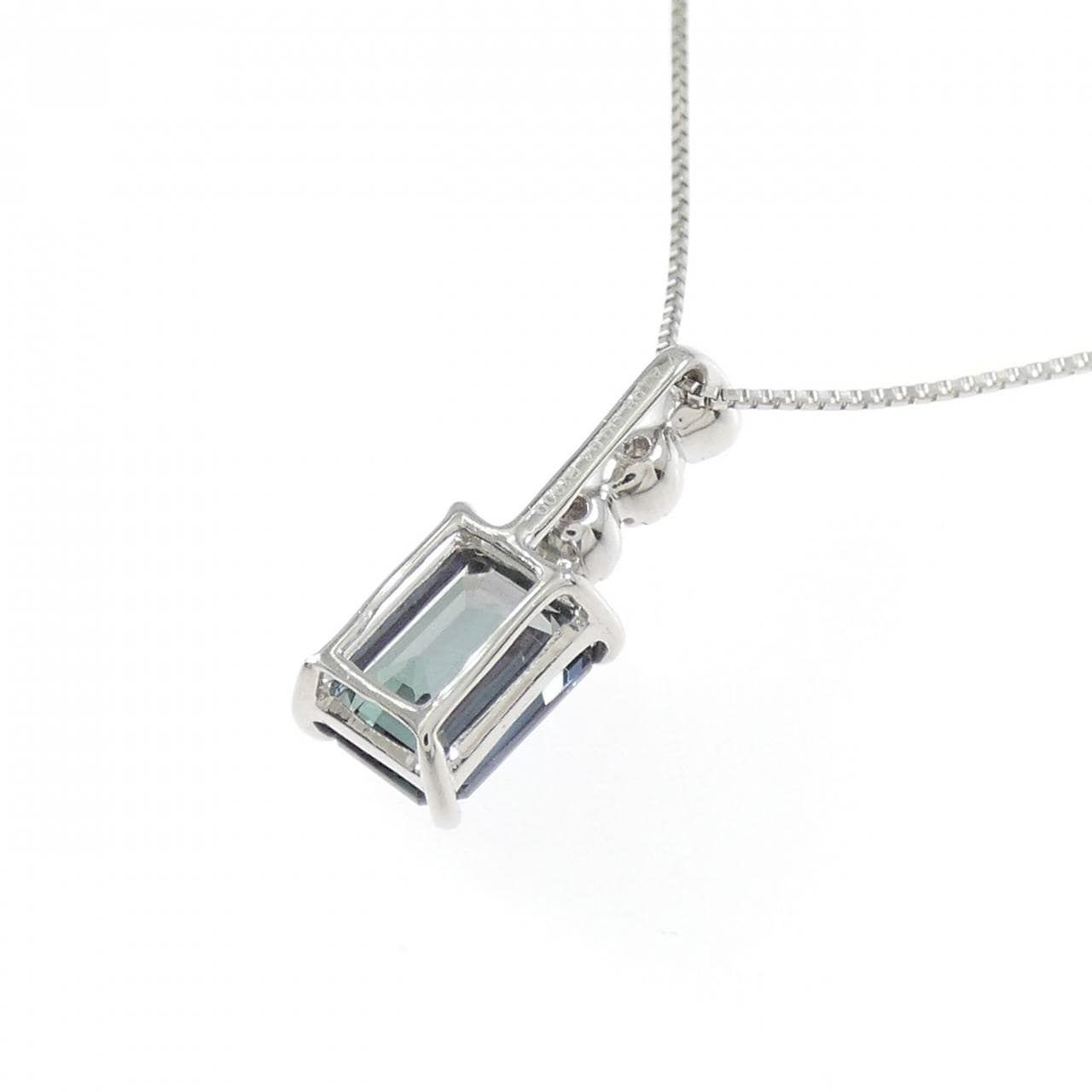 クレサンベール 合成アレキサンドライト ネックレス 1.08CT