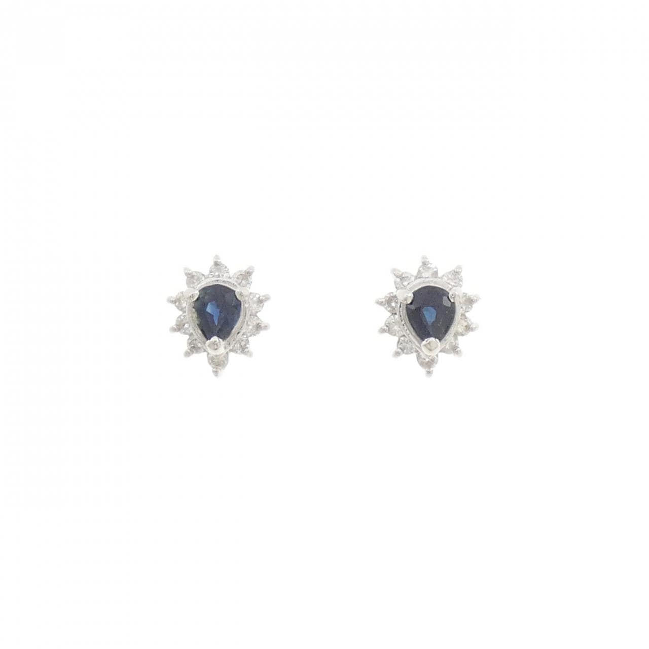 PT850 サファイヤ ピアス 0.60CT