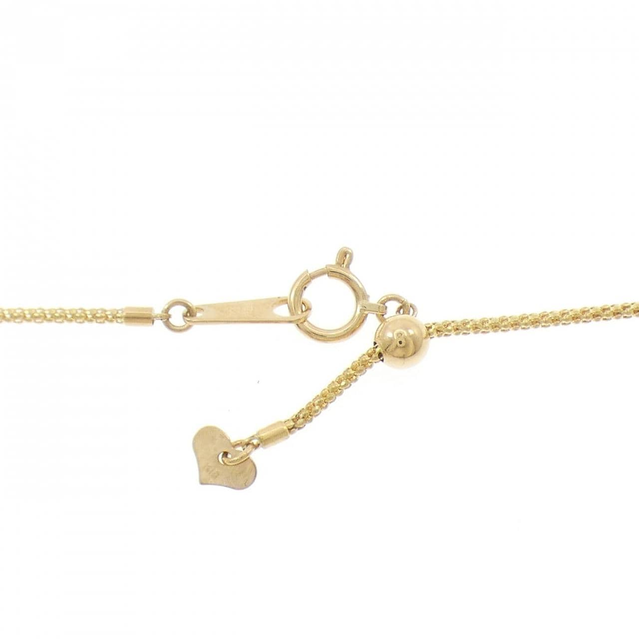 K18YG ドラゴン ダイヤモンド ネックレス 0.08CT