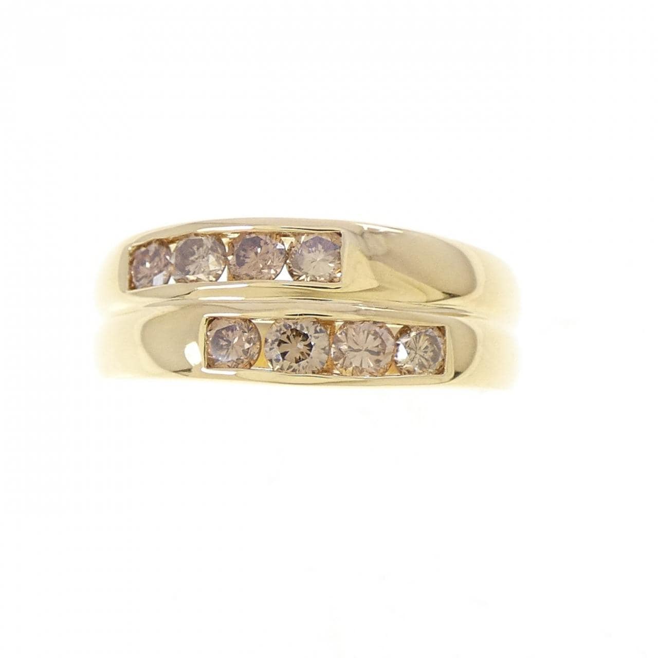 K18YG ダイヤモンド リング 0.56CT
