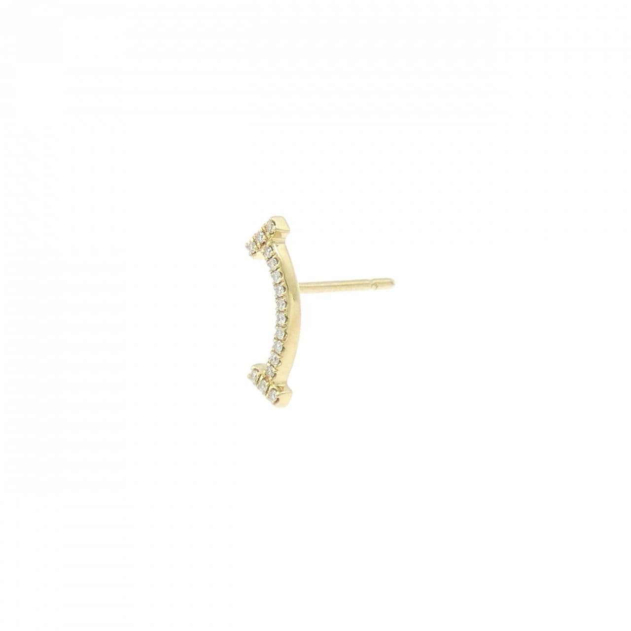 ティファニー Tスマイル ピアス 片耳