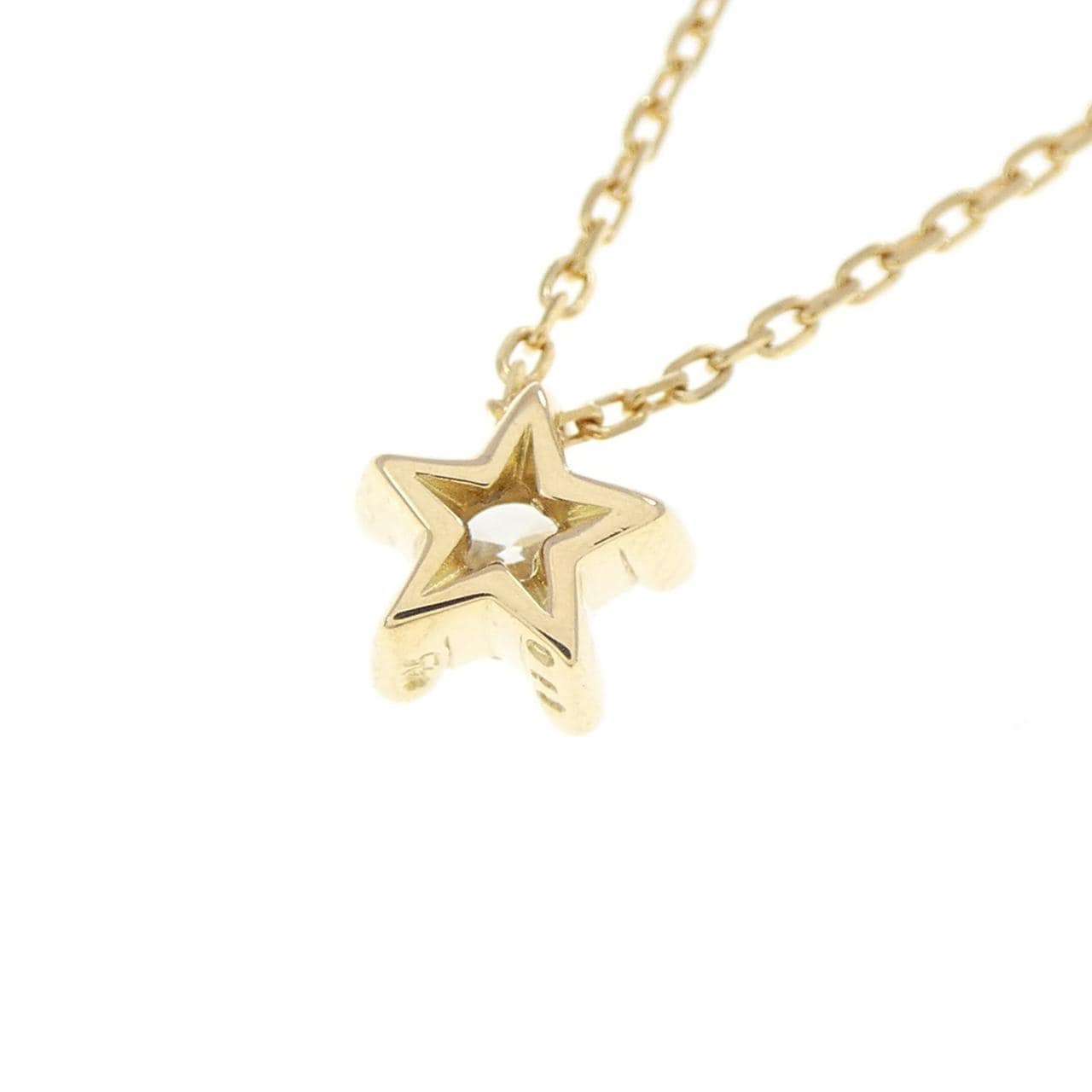 スタージュエリー ダイヤモンド ネックレス 0.10CT