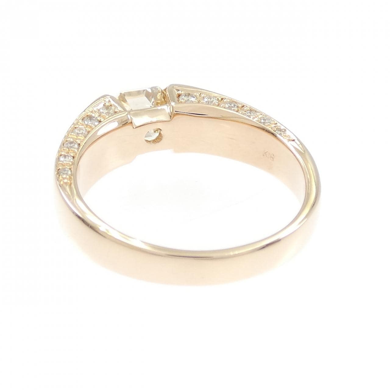 K18PG ダイヤモンド リング 1.007CT