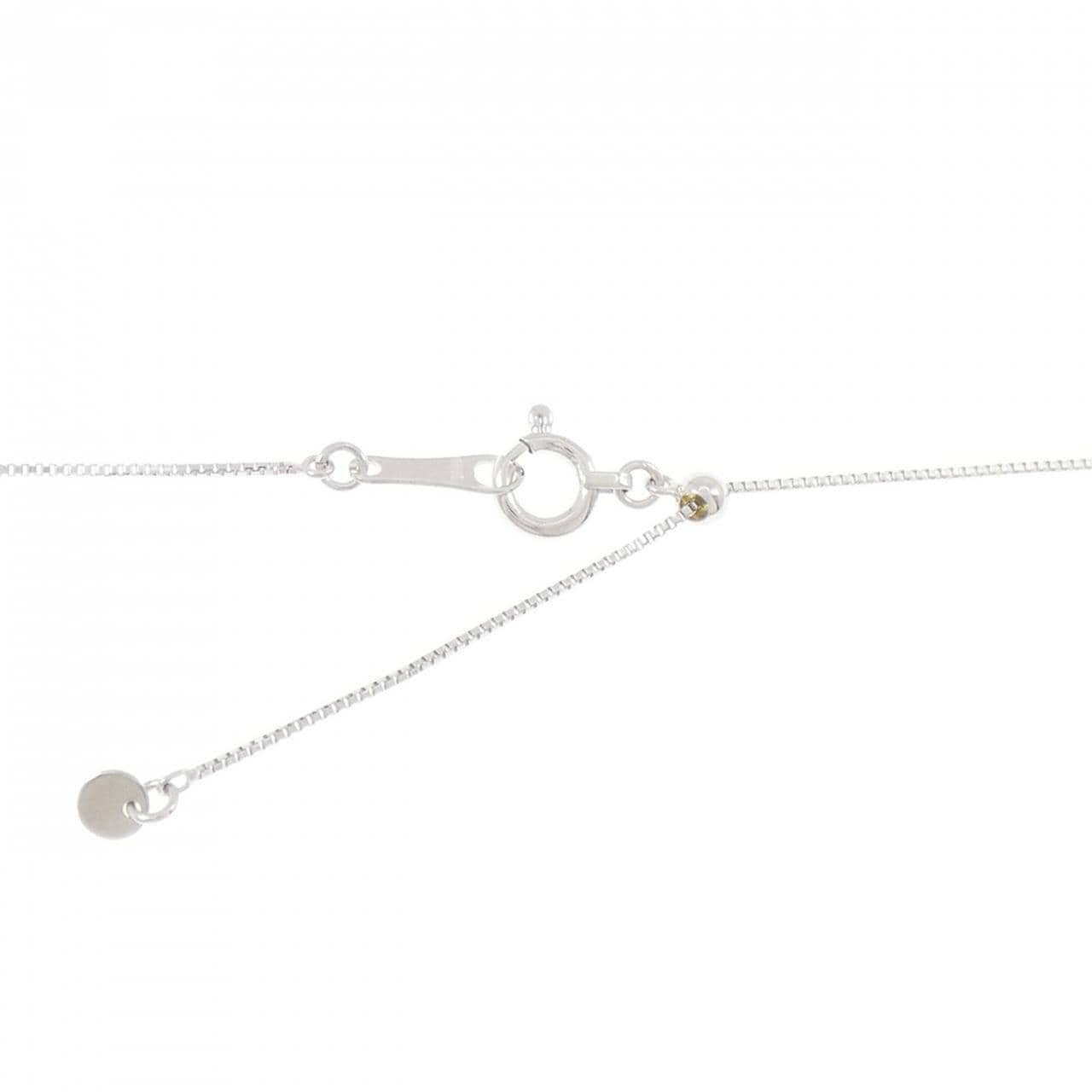 K18WG ルビー ネックレス 0.25CT