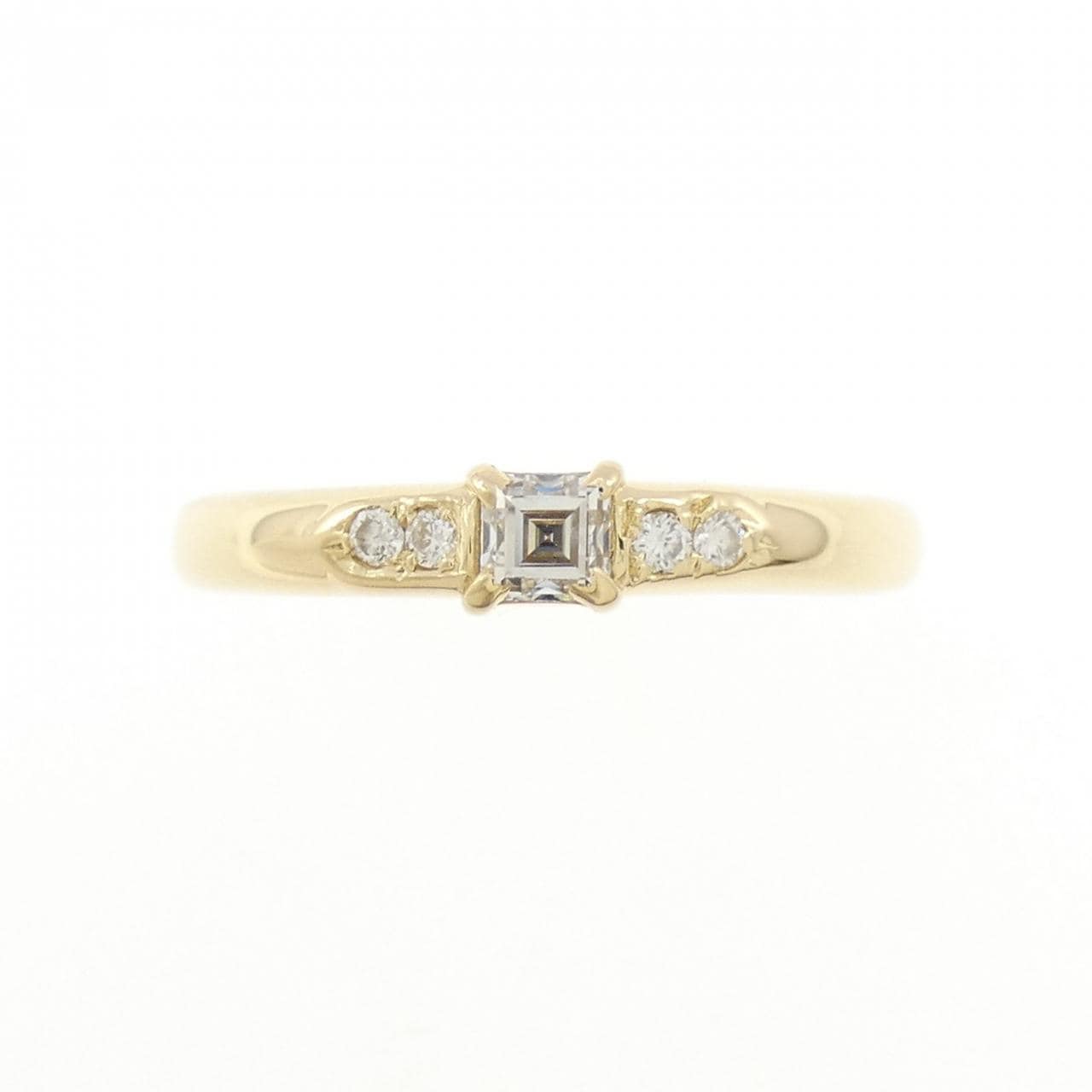 750YG ダイヤモンド リング 0.16CT