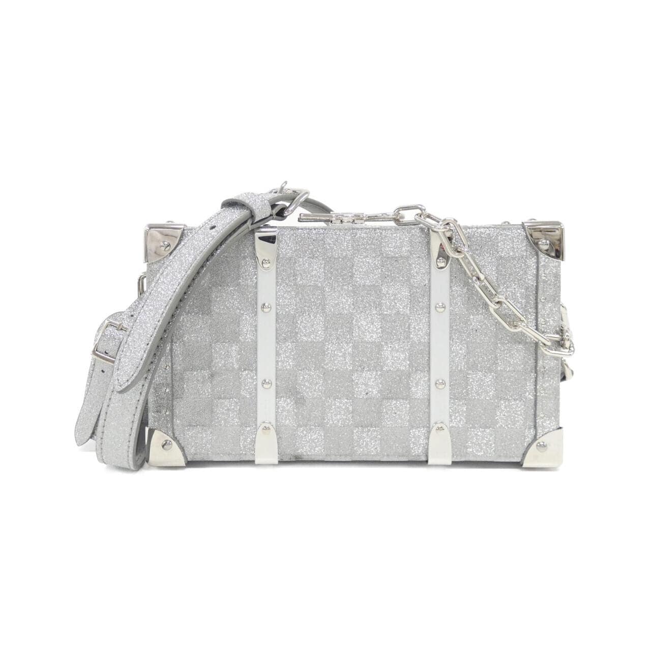 LOUIS VUITTON Damier 亮片钱包行李箱单肩包