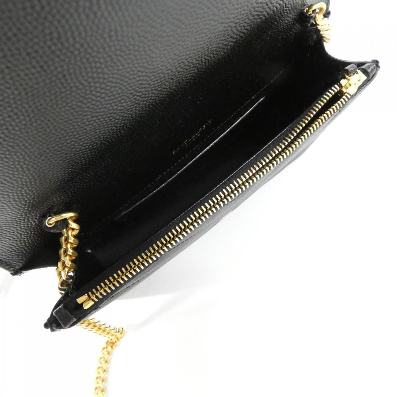 【新品】サンローラン 857605 BOW01 チェーンウォレット