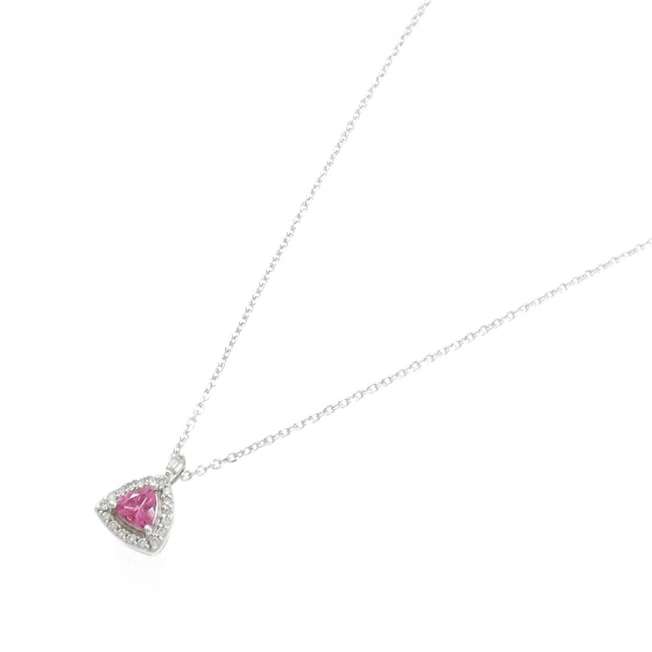 K18WG スピネル ネックレス 0.37CT