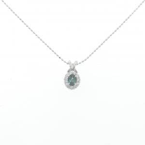 K18WG アレキサンドライト ネックレス 0.31CT