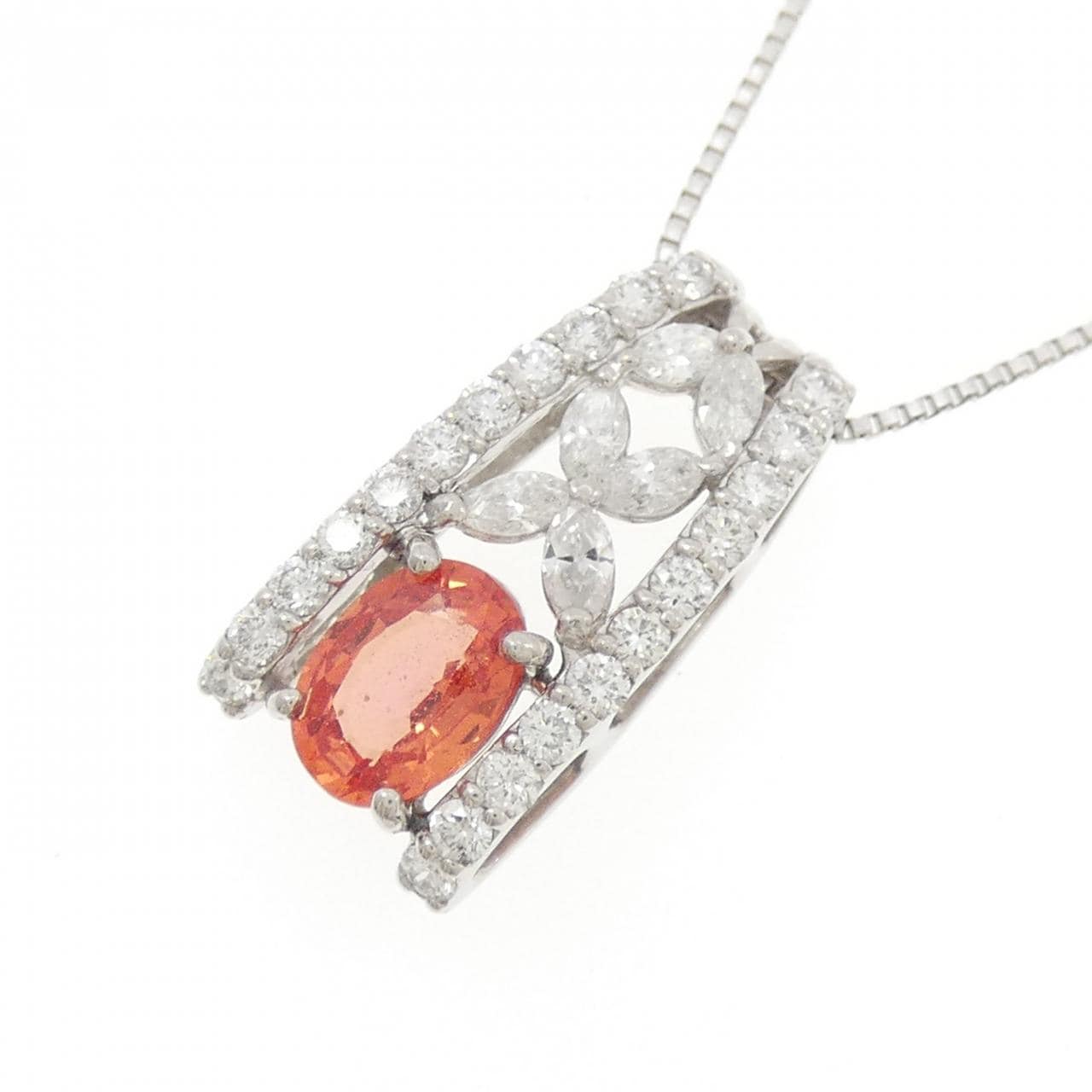 PT900/PT850 サファイヤ ネックレス 1.046CT