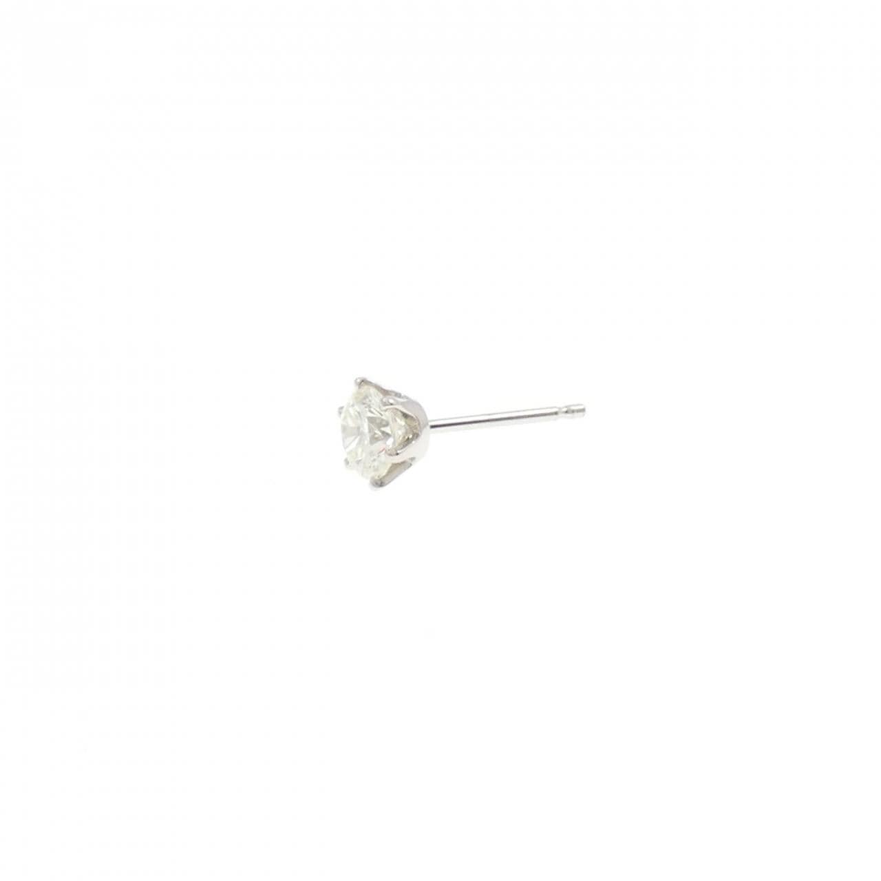 PT900 ダイヤモンド ピアス 0.606CT L SI1 VG 片耳