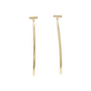 ティファニー Tワイヤー バー ピアス